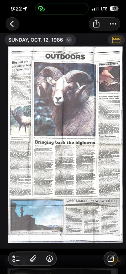 Preserved outdoors page featuring Cow Talk