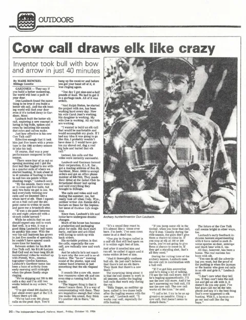 Independent Record feature on Cow Talk