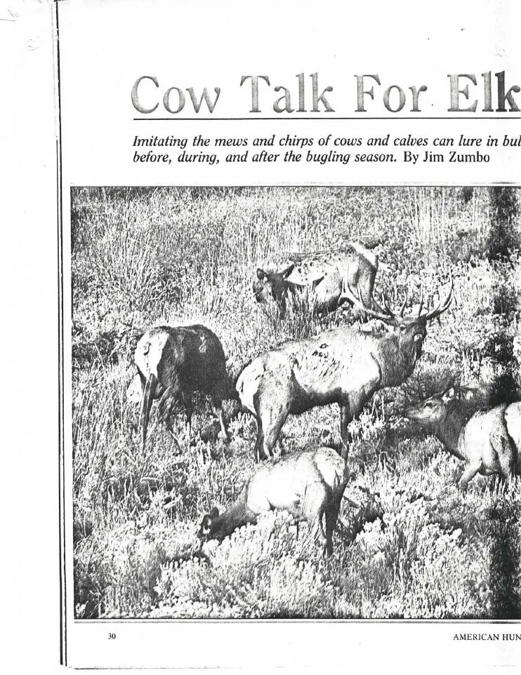 Cow Talk for Elk — source preview